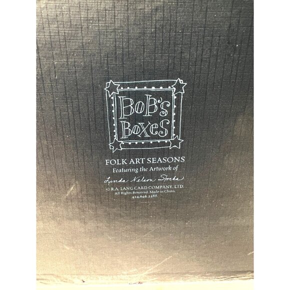 Hand-Painted Decorative Storage Box With Countryside, And Christmas Scenes Very - Picture 12 of 12